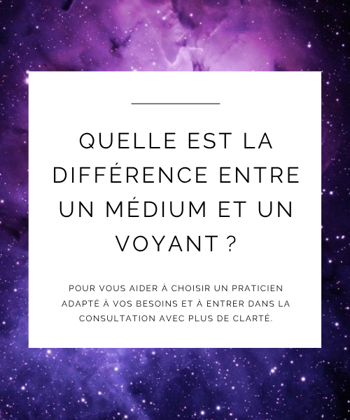 Quelle est la différence entre un médium et un voyant ?